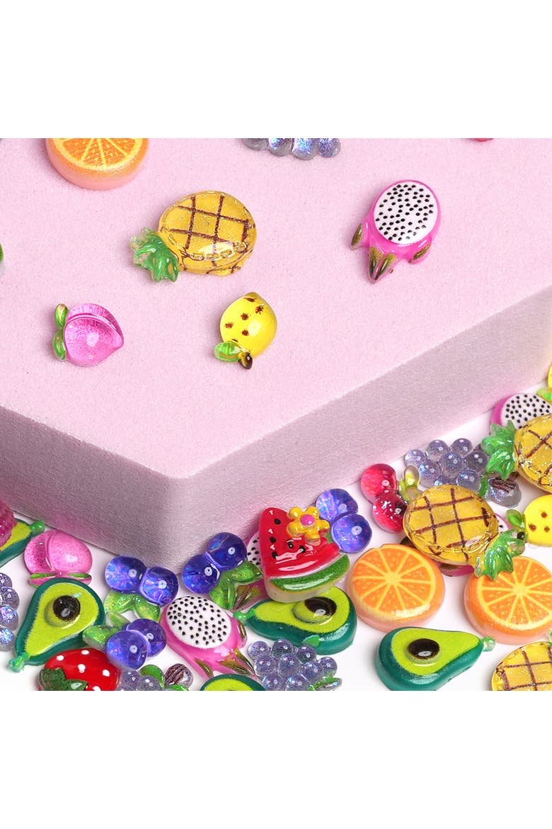 Juicy Fruit - 120+ Assorted Nail Charms, Alternate, color, Assorted multicolor fruit