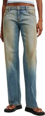 Cotton On Women's Low Rise Straight Jean