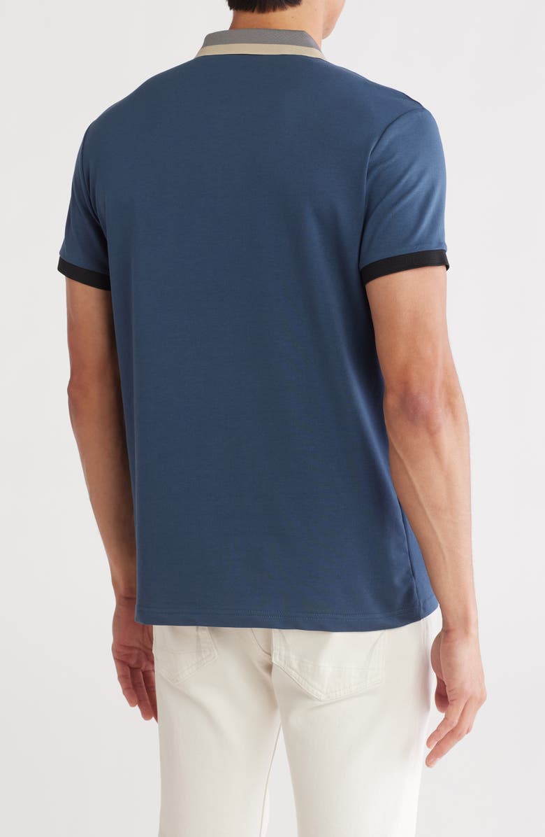 T.R. PREMIUM Slim Fit Stretch Cotton Knit Polo, Alternate, color, 