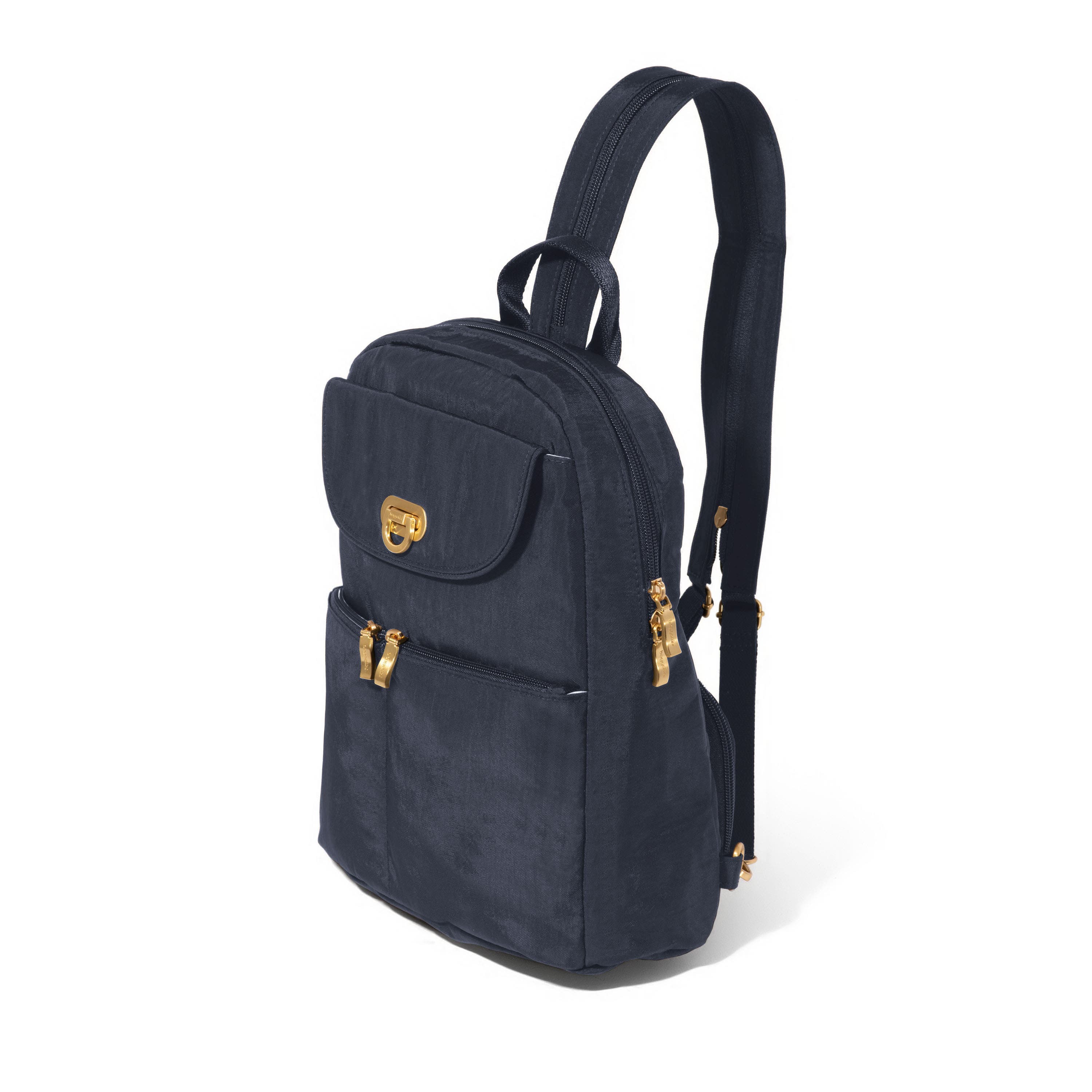 Coastal Flip Lock Day Pack, Alternate, color, French Navy W/ Gold Hardware