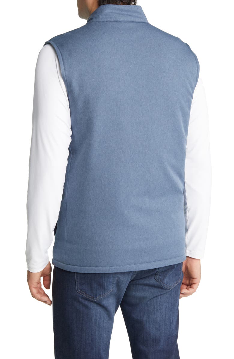 TravisMathew Clear Cut Reversible Vest, Alternate, color, Insignia Blue/ Vintage Indigo