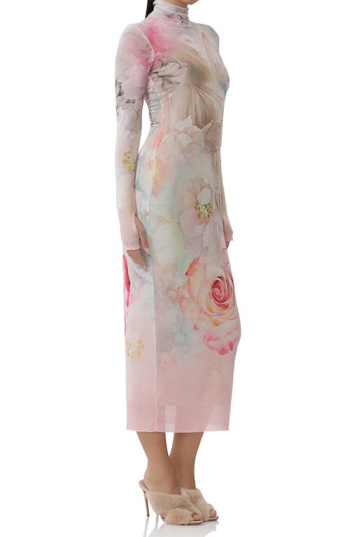 AFRM AFRM SHAILENE LONG SLEEVE MESH DRESS