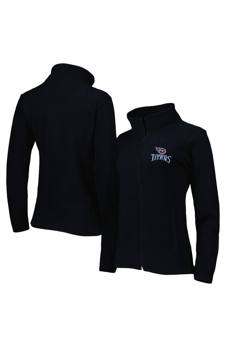 DUNBROOKE Women's Dunbrooke Navy Tennessee Titans Hayden Polar Full-Zip Jacket, Main, color, Navy