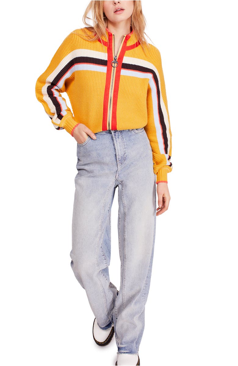 Free People Relaxed Slouch Straight Leg Jeans, Alternate, color, 