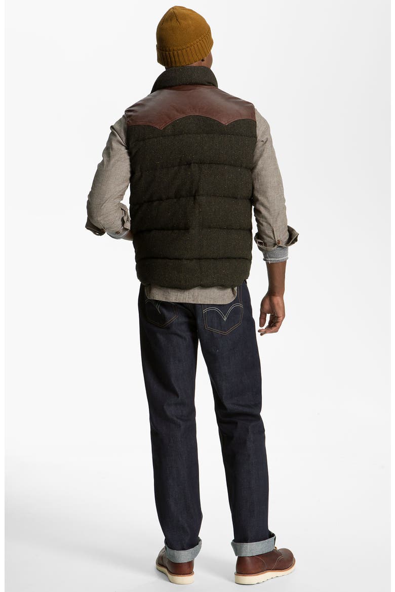 '501®' Straight Leg Jeans, Alternate, color, RIGID SELVEDGE