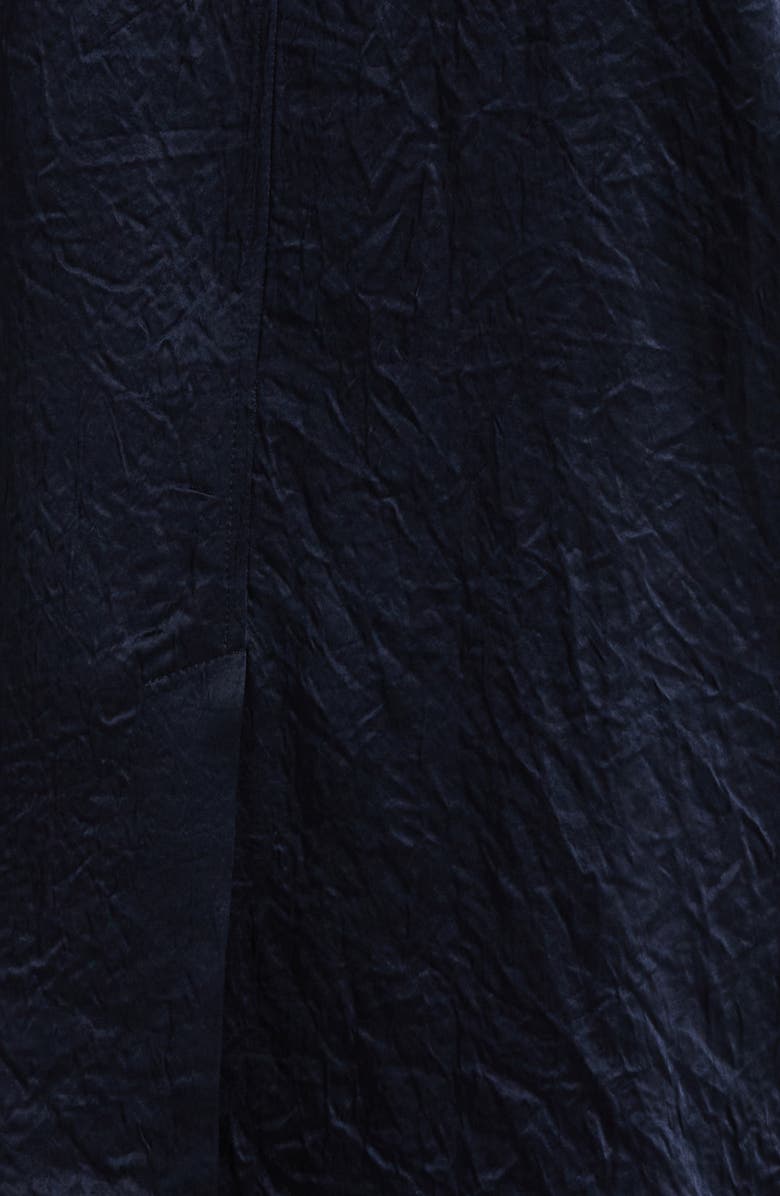 Eileen Fisher Crinkled Satin Blazer, Alternate, color, Ink