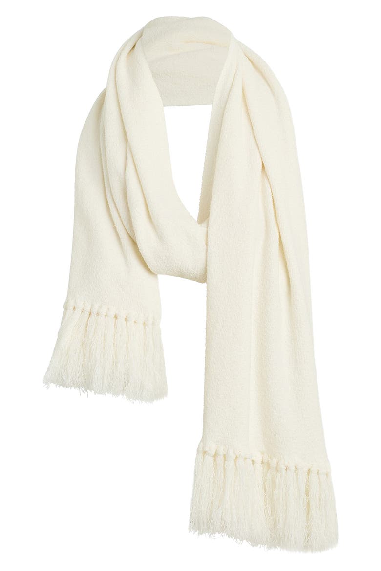 The Fringe Lightweight Scarf, Alternate, color, IVORY