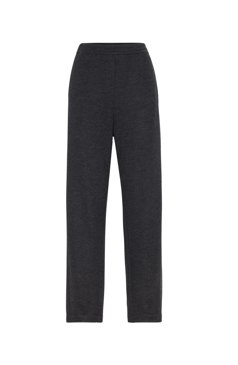 Brunello Cucinelli Cashmere interlock track trousers, Main, color, 