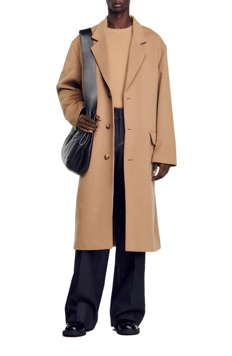 SANDRO Oversized coat, Alternate, color, 