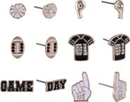 Hallmark Game Day Cheer 6pk Earring Set