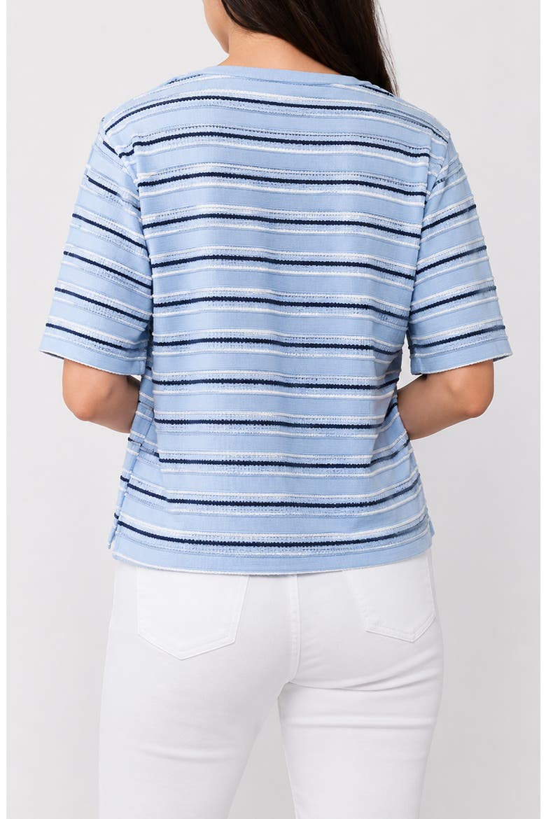Holbie Striped Loose Fit T-shirt, Alternate, color, BLUE MULTI STRIPE