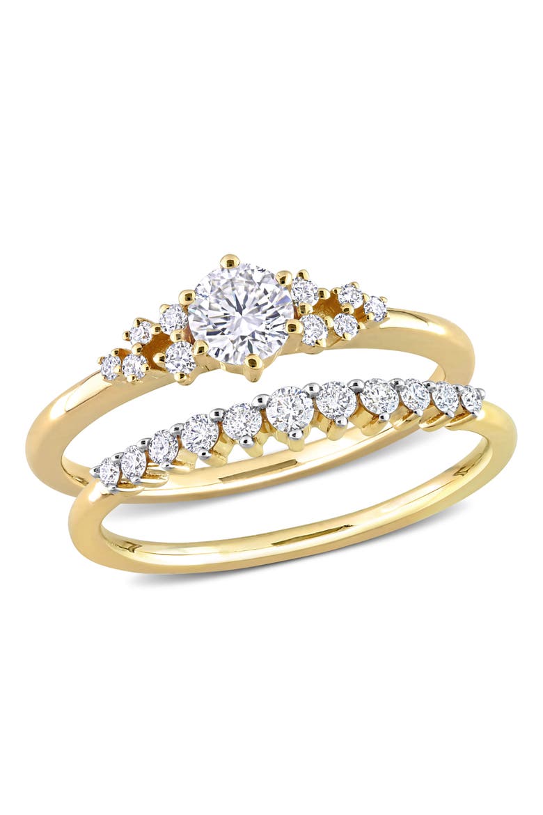 3/4 CTW Diamond Bridal Ring Set 10k, Main, color, 10k Yellow Gold