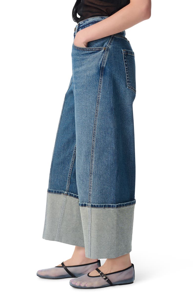 Robert Rodriguez Cuffed Cropped Barrel Leg Jeans, Alternate, color, Quarrystone