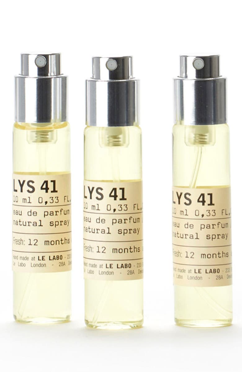 Le Labo Lys 41 Eau de Parfum Travel Tube Refill Trio, Main, color, 