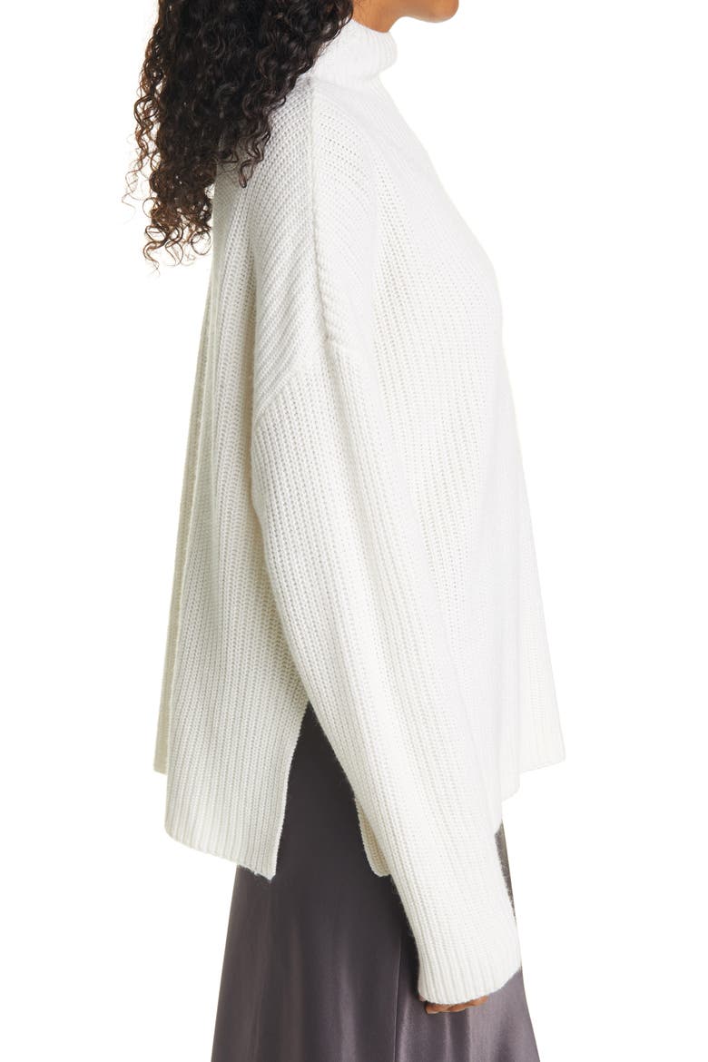 Claudia Oversize Shaker Stitch Sweater, Alternate, color, IVORY