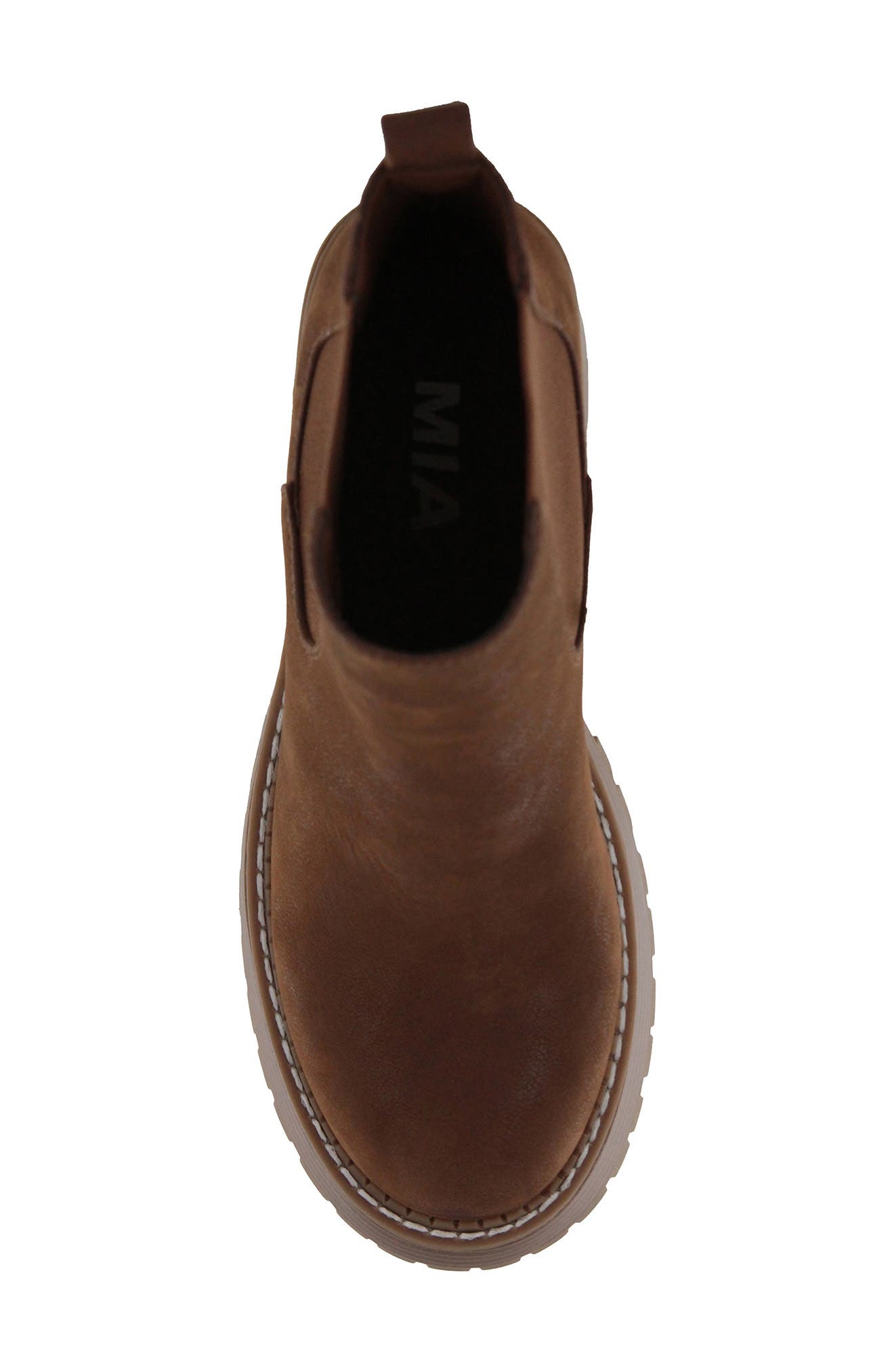 Ali Platform Lug Sole Boot, Alternate, color, COGNAC BRU