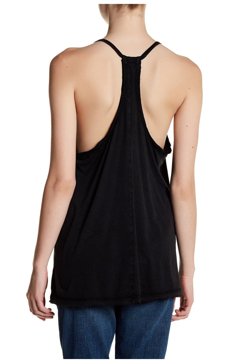 Melrose and Market Racerback Henley Tank, Alternate, color, 