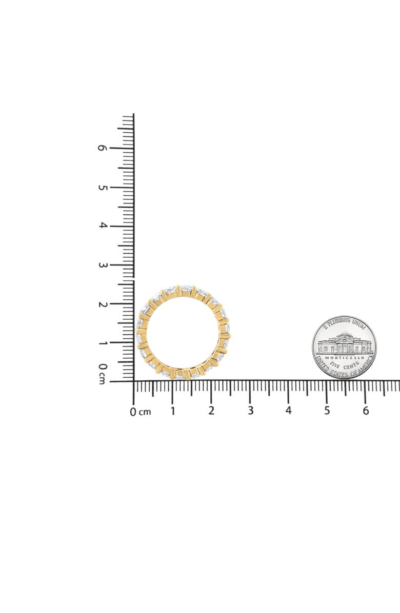 Haus of Brilliance 14K Yellow Gold 3.00 Cttw Shared Prong Set Round Cut Diamond Eternity Band, Alternate, color, Yellow