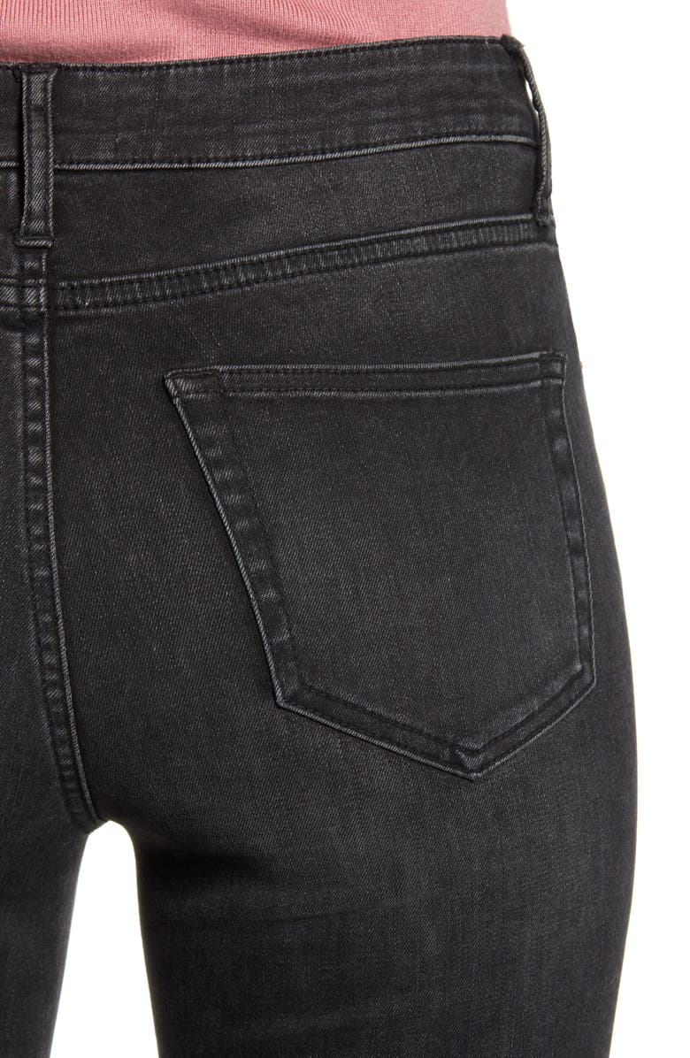 Rachel Parcell Raw Hem Skinny Ankle Jeans, Alternate, color,