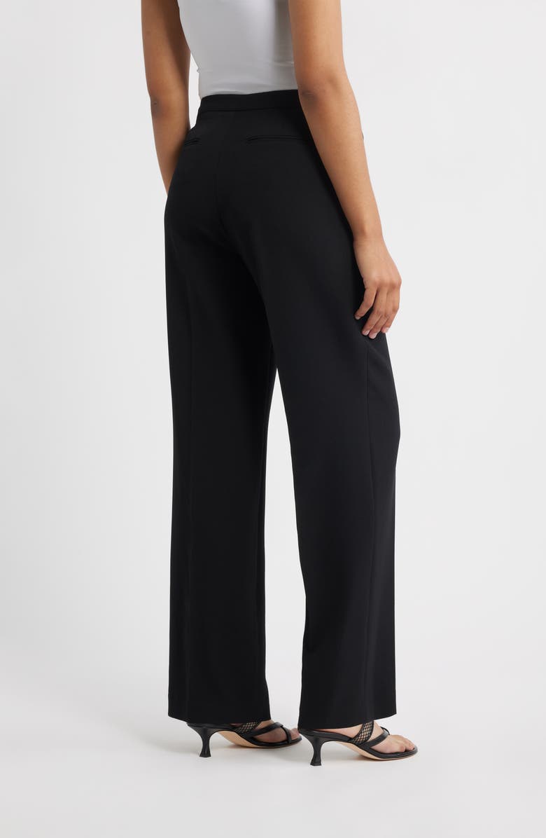 KASPER Wide Leg Pants, Alternate, color, Black