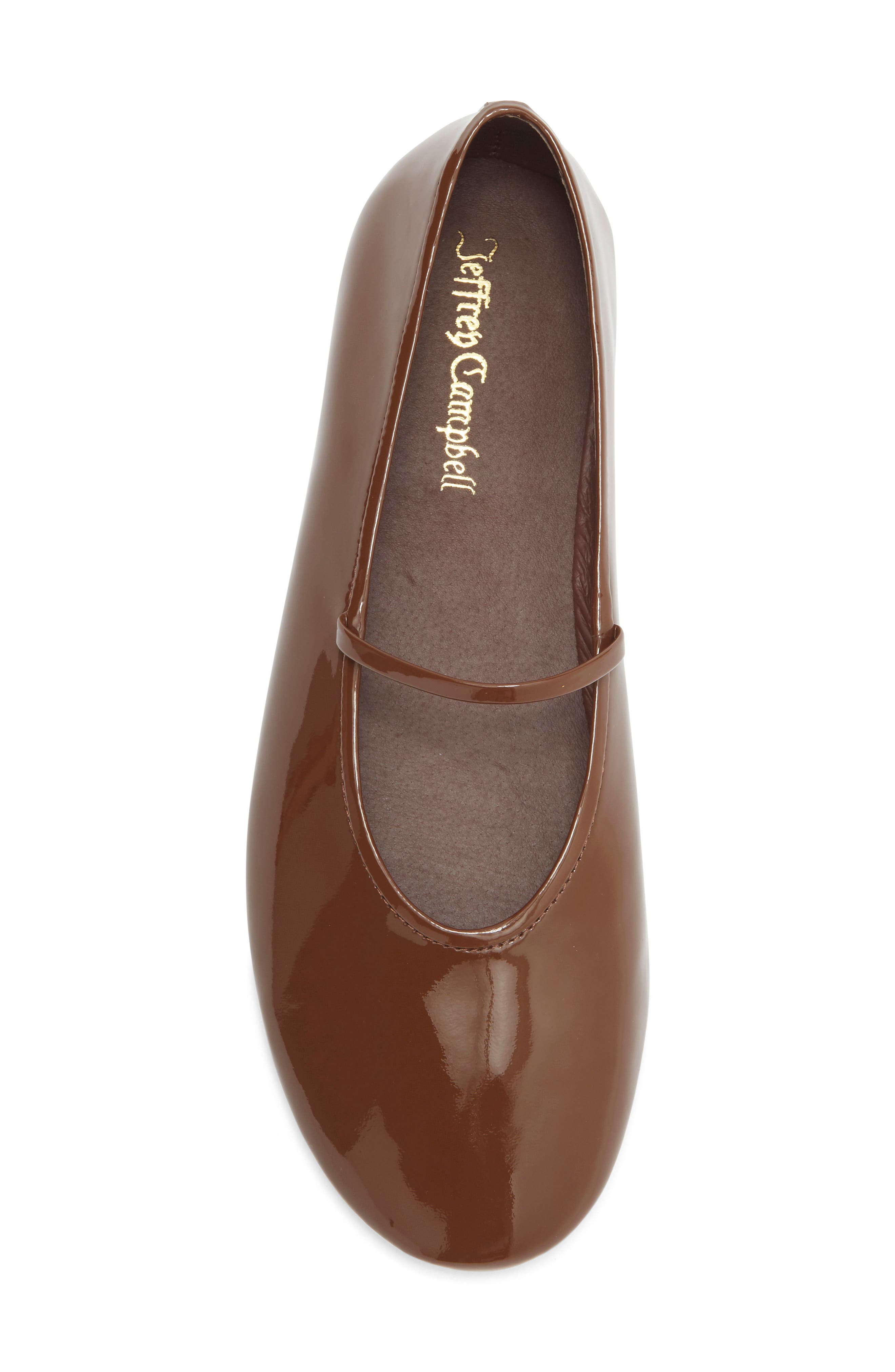 Dancerina Mary Jane Ballet Flat, Alternate, color, BROWN PATENT