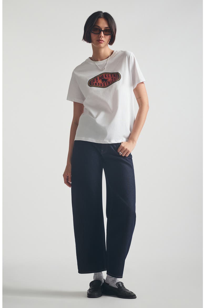 Logo Graphic T-Shirt, Alternate, color, WHITE