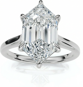 Bliss Diamond Certified 3Ct Vireo Elongated Hexagon Diamond