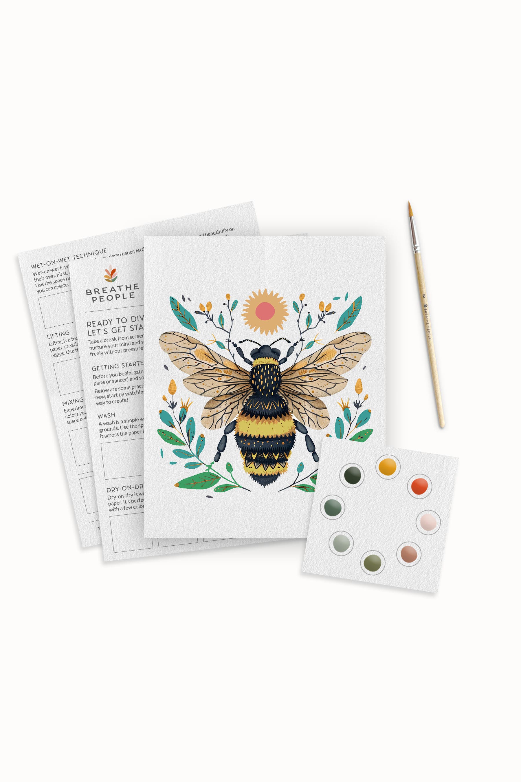 white bee garden