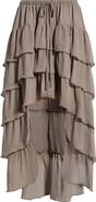 BP. Tiered High-Low Maxi Skirt