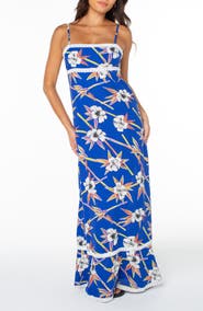 Roxy Balmy Sunset Floral Maxi Dress