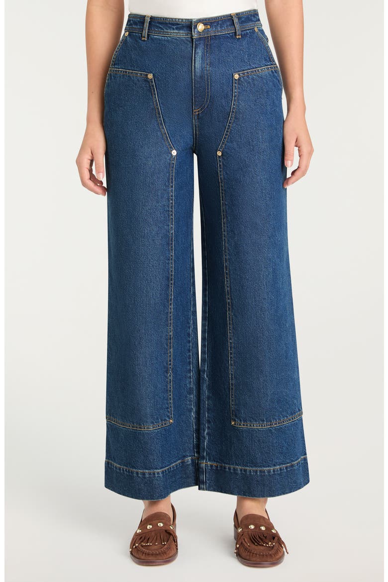 Ryker Wide Leg Jeans, Main, color, TIDE