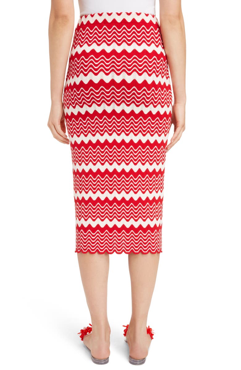 Simone Rocha Wiggle Rib Tube Skirt, Alternate, color, 