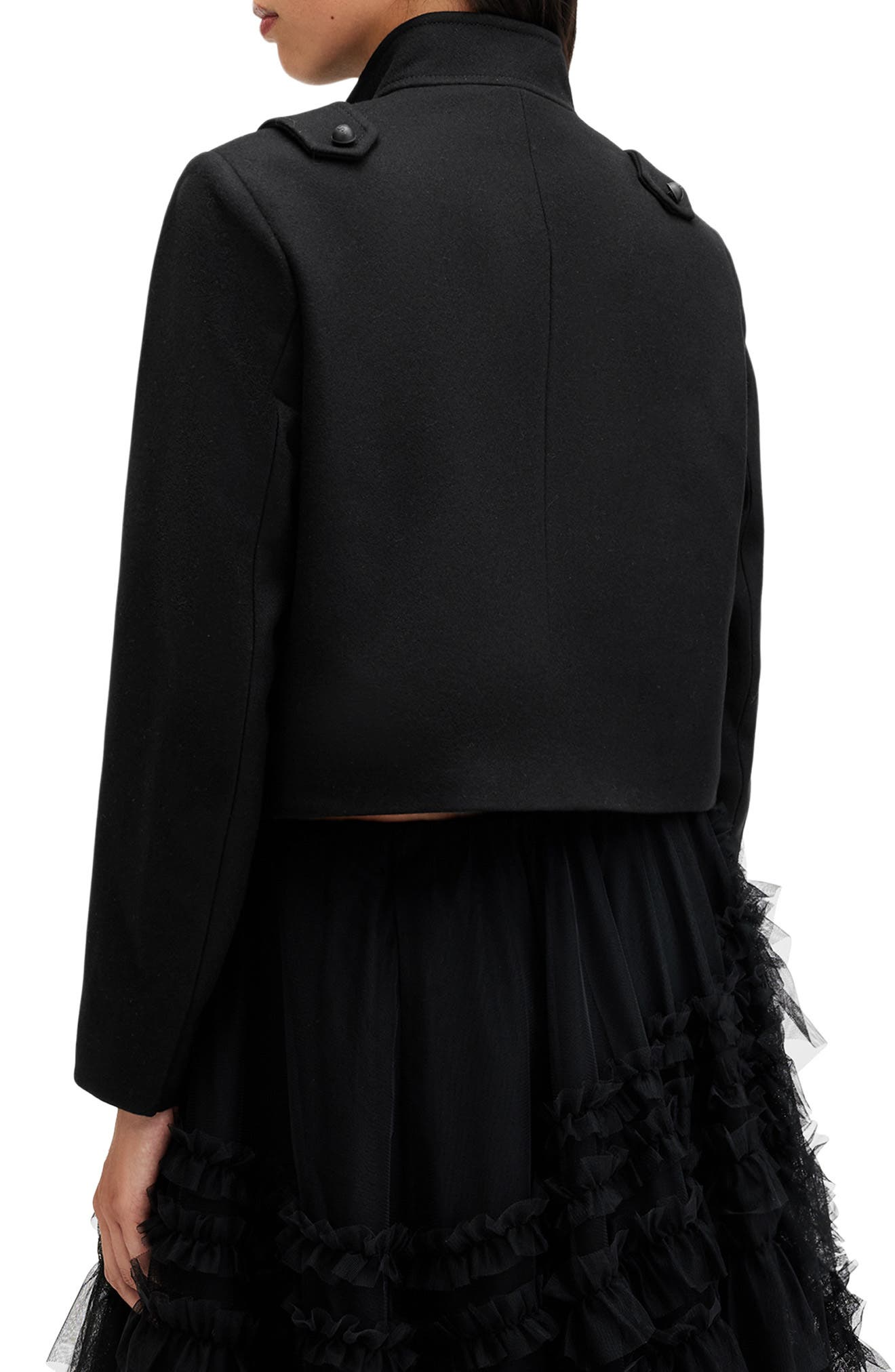 Rummy Double Breasted Wool Blend Jacket - image 2
