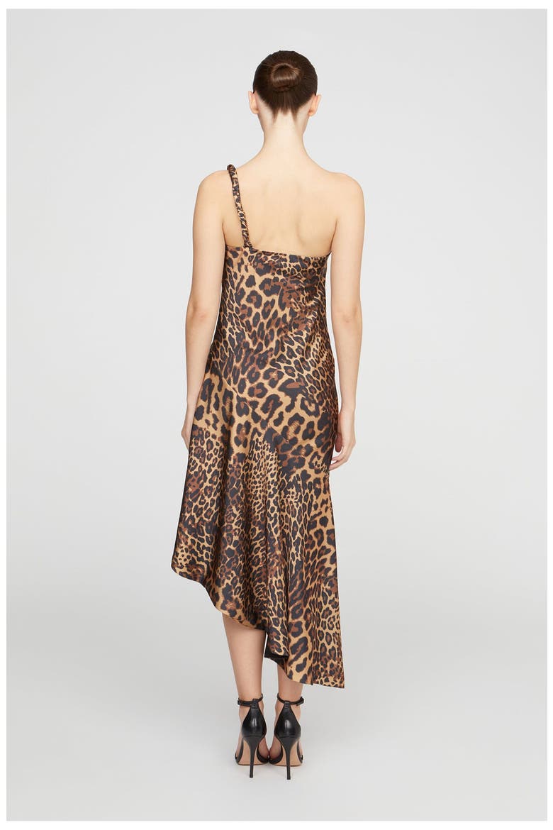 Mavis Satin Midi, Alternate, color, Leopard