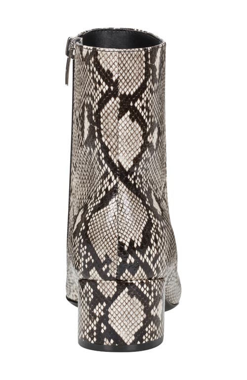 Marc Fisher Block Heel Bootie In Brown