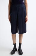 Pleats Please Issey Miyake Thicker Bottoms 2 Pleated Bermuda Short
