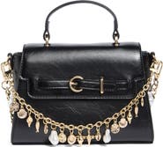 Madden Girl Faux Leather Top Handle Bag