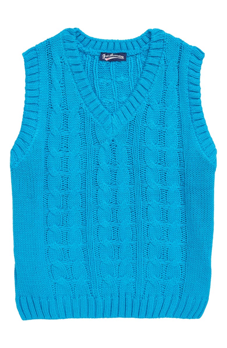Freshman Kids' Cable Sweater Vest, Main, color,