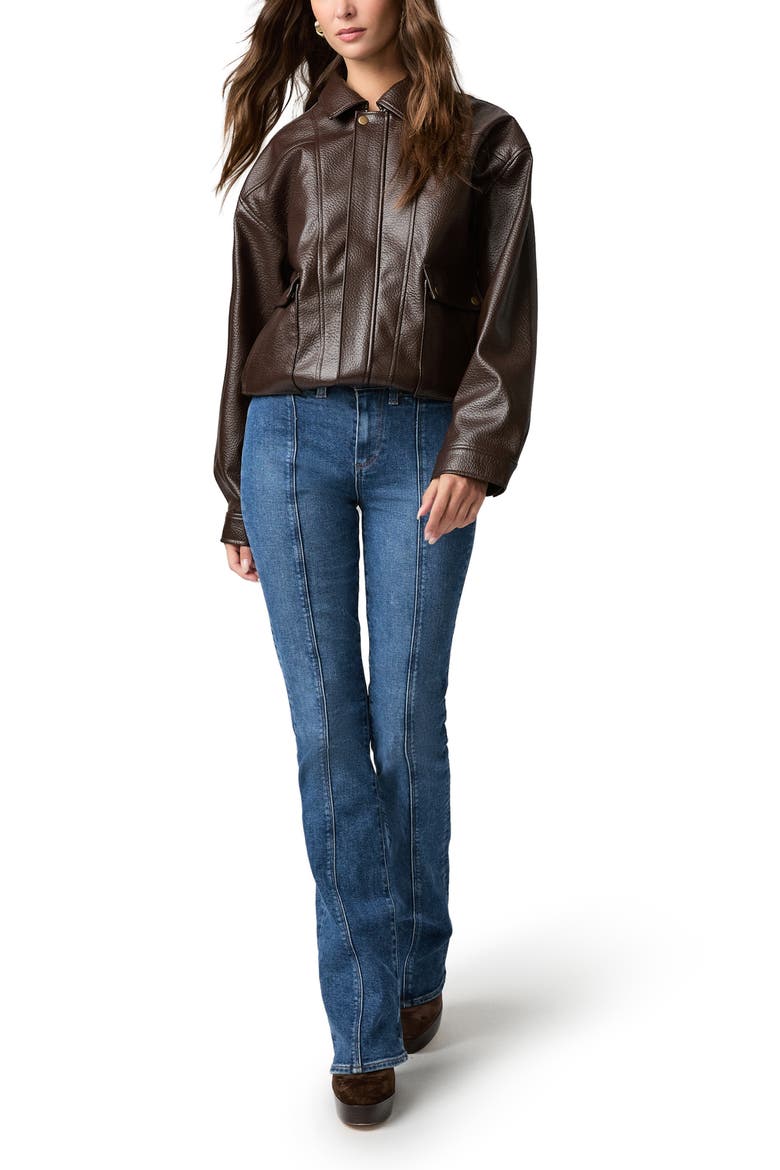 Laurel Canyon High Waist Bootcut Jeans, Alternate, color, DEL SUR