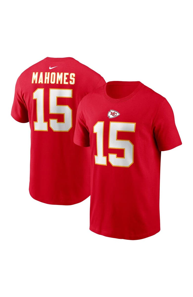 Nike Men's Nike Patrick Mahomes Red Kansas City Chiefs Player Name & Number T-Shirt, Main, color, Red