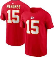 Nike Men's Nike Patrick Mahomes Red Kansas City Chiefs Player Name & Number T-Shirt