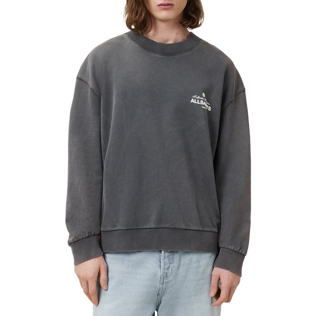 ALLSAINTS ALLSAINTS SOLEIL COTTON GRAPHIC SWEATSHIRT