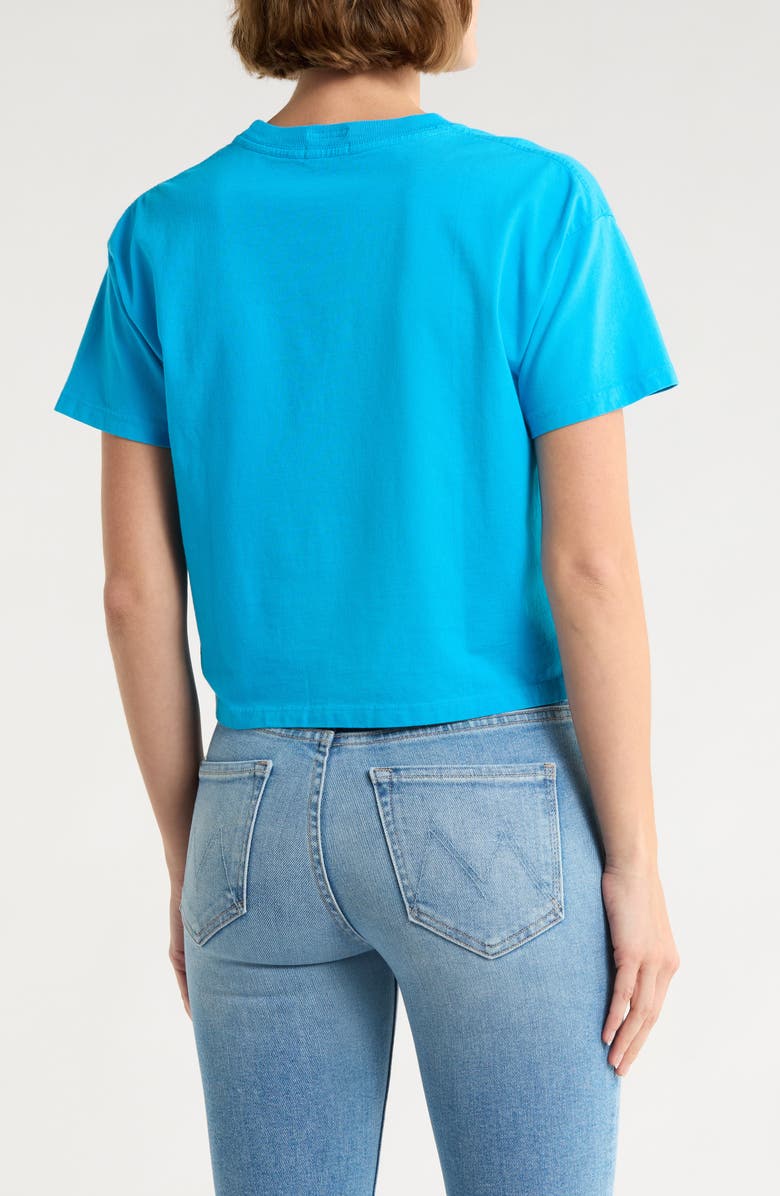 MOTHER The Grab Back Crop T-Shirt, Alternate, color, Amour