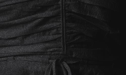 Shop Habitual Ruched Halter Top In Black