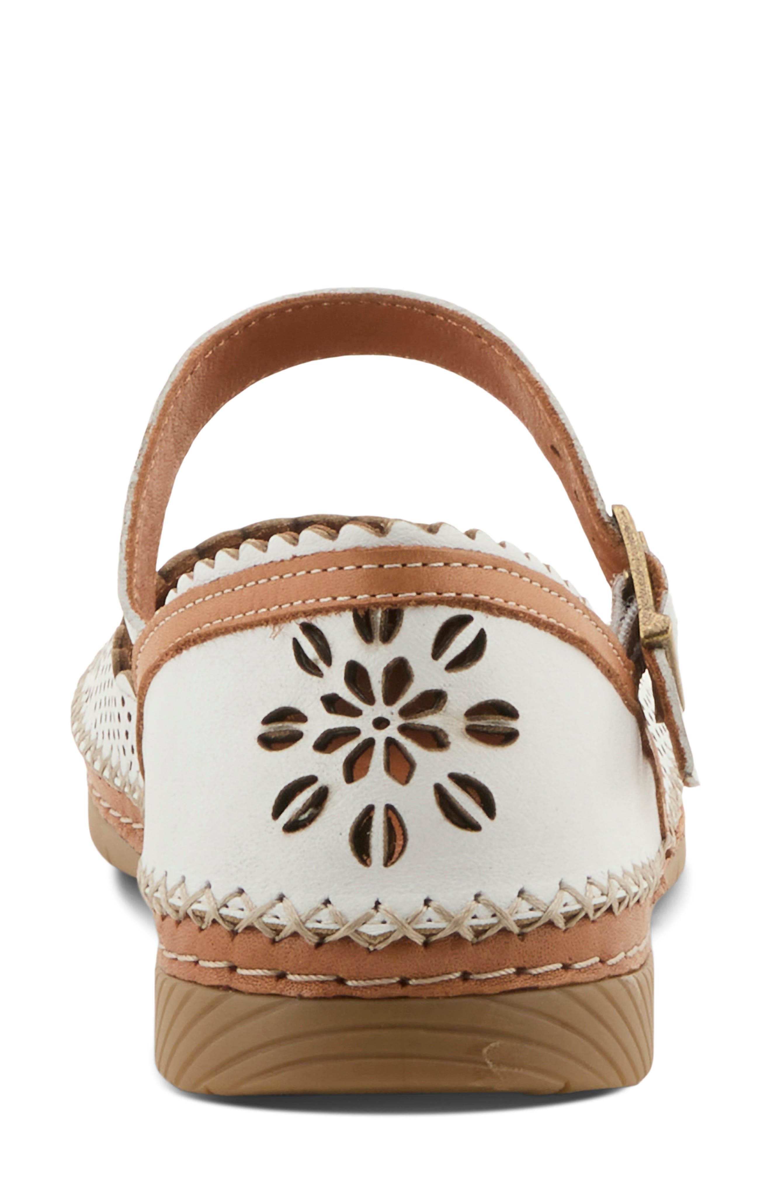Spring Step Zabelle Mary Jane Flat, Alternate, color, White