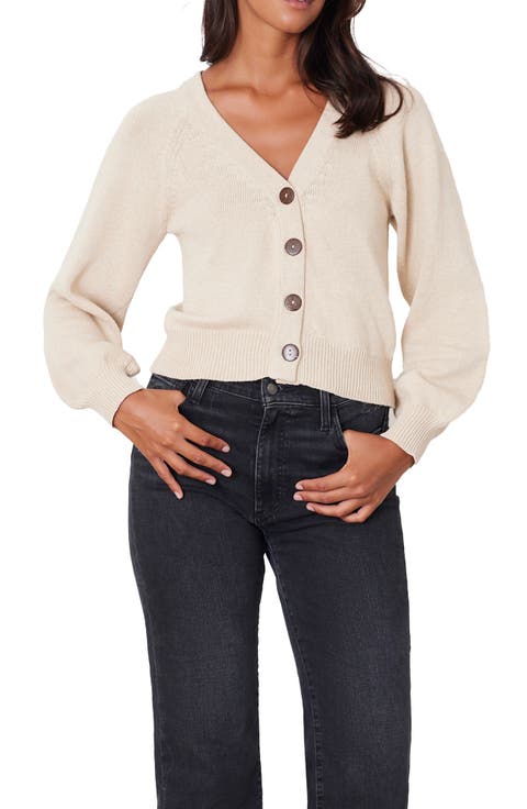 Greta Cropped Cotton Cardigan