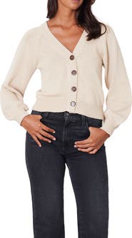 Paneros Clothing Greta Cropped Cotton Cardigan