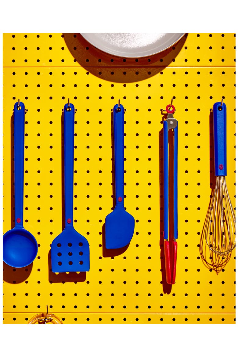 Set of 5 Silicone Utensils, Alternate, color, BLUEBERRY