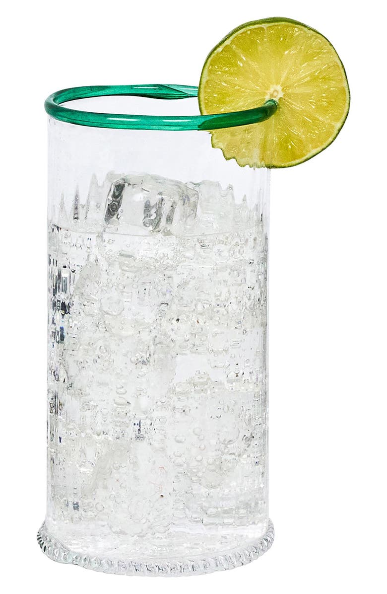 Juliska Nell Highball Glass, Alternate, color, Watercress