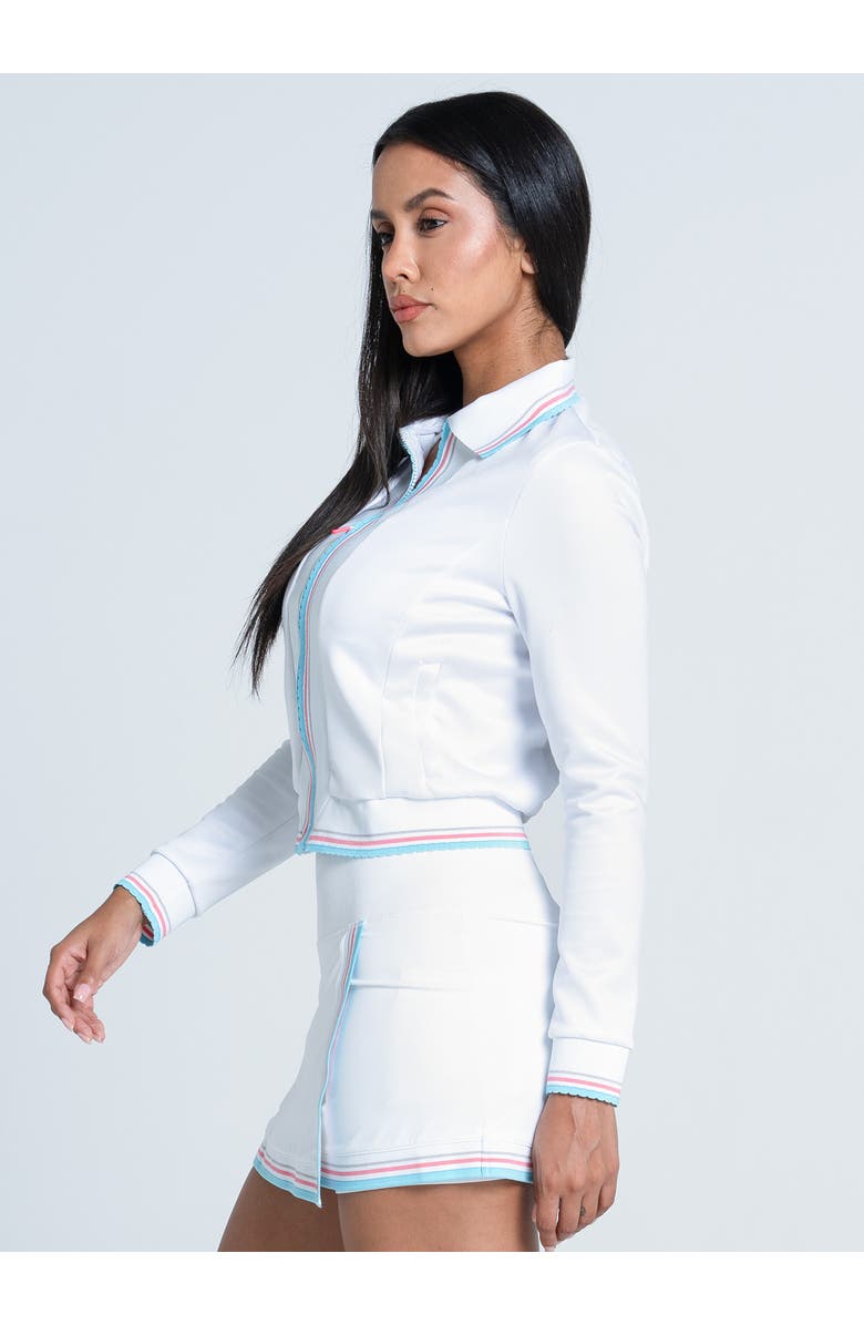 Lucky in Love Retro Revival Jacket, Alternate, color, White